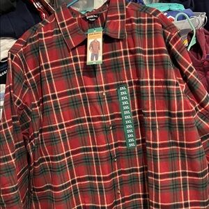 Men’s Eddie Bauer Flannel Shirt, Size 3X